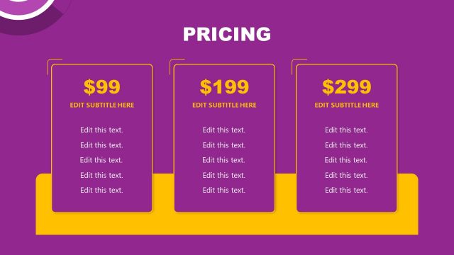 Pricing Plan of Beauty Salon