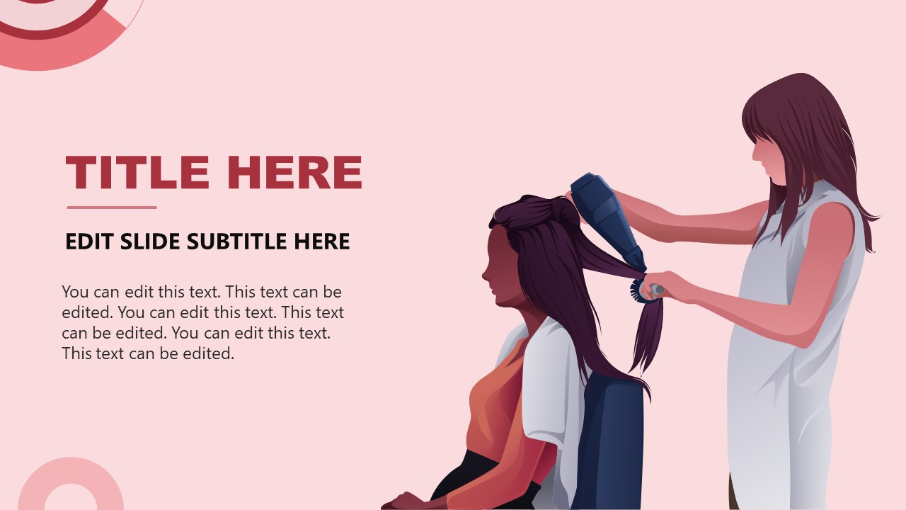 Beauty Services Presentation Template SlideModel