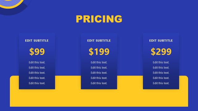 Pricing Scheme Presentation Slide