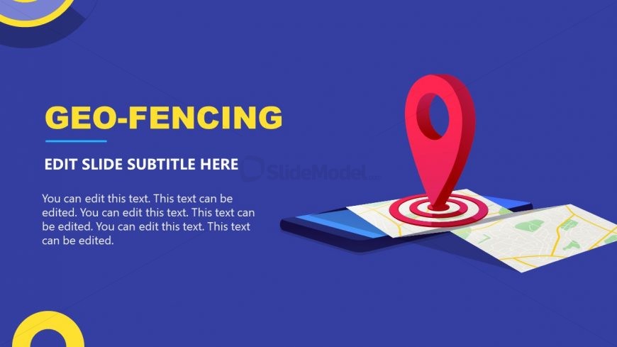 GEO Fencing Slide of Proximity Marketing Template