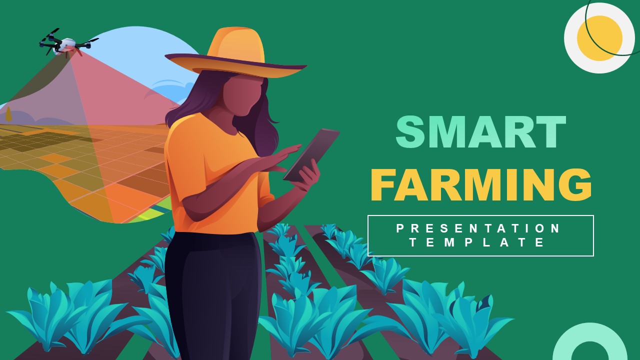 Smart Farming PowerPoint Template SlideModel