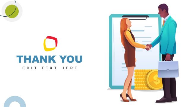 Conclusion Slide for Microfinance PowerPoint Template