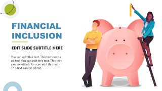 Piggy Bank Illustration for Financial Inclusion