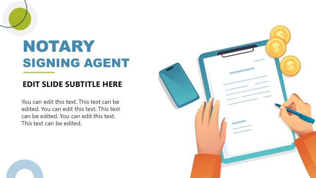 Notary Signing Agent Slide Template