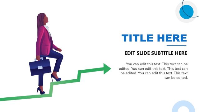 Beat the Market PPT Template – Growth Slide