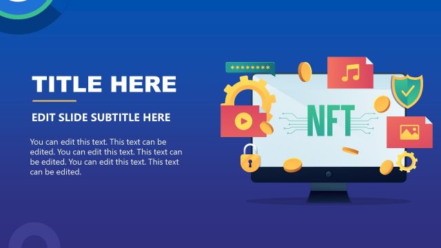 LCD Mockup Slide – NFT Presentation Template