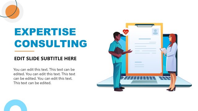 Expertise Consultation – Telehealth PowerPoint Template