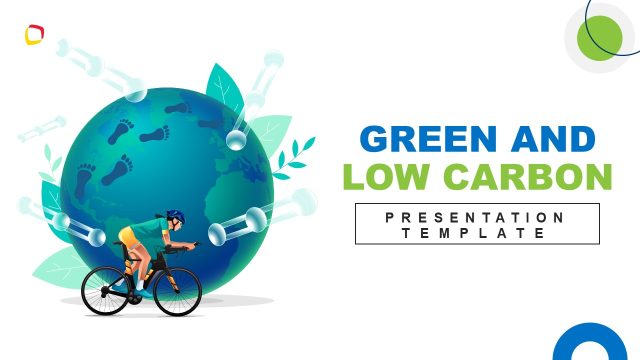 Green & Low Carbon PowerPoint Template