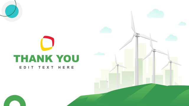 Thank You Slide for Renewable Energy PPT Template