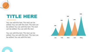 PPT Template Slide with Chart Diagram - Digital Divide Presentation Design