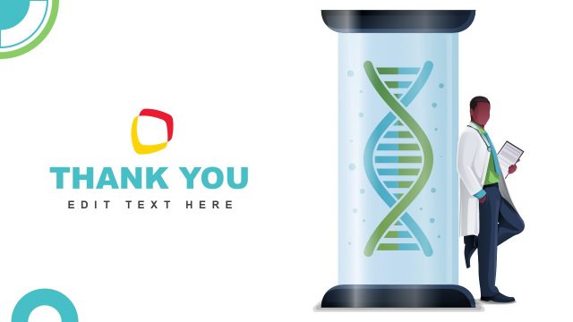 Thank You Slide – Genomic Sequencing PPT Template