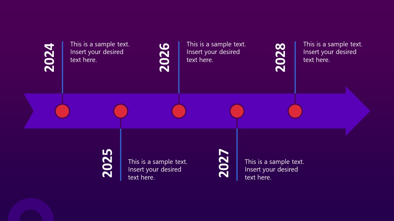 Timeline Slide for PowerPoint - Private Space Template
