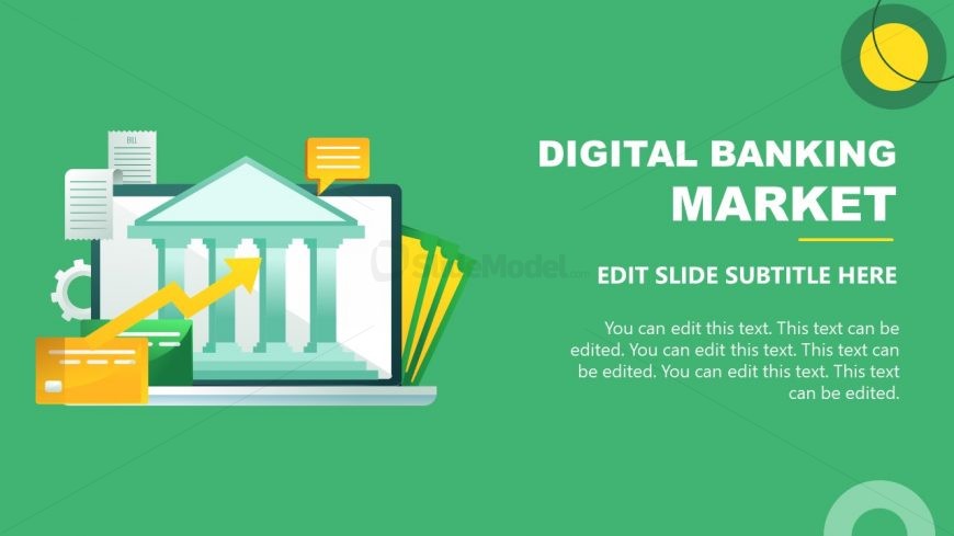 PowerPoint Presentation Slide for Digital Banking Market