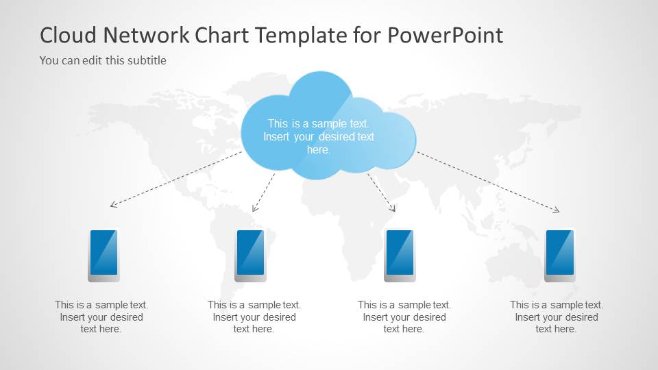 Cloud Network Template for PowerPoint