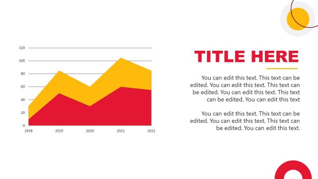 Area Plot Diagram to Present Trends