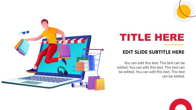 Live Shopping Infographic Slide – E-commerce Template