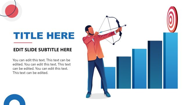 Hit the Target Illustration for PowerPoint