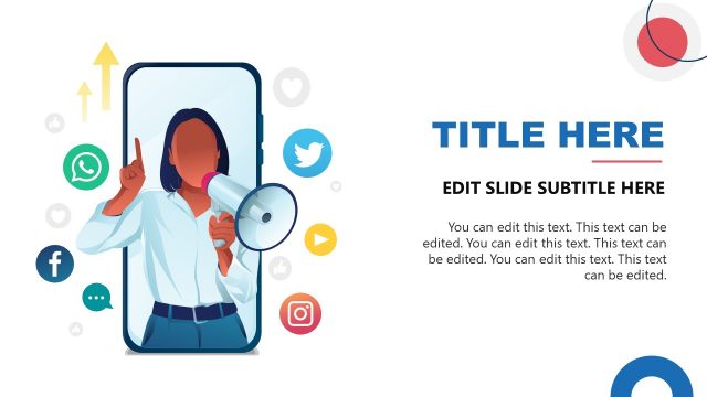 Marketing Campaign Slide with Megaphone