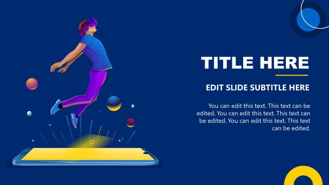 Character Wearing VR Headset