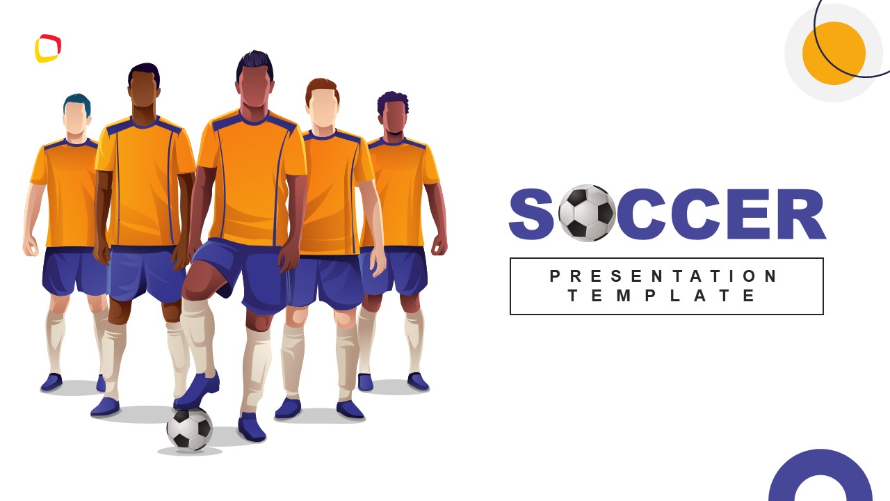 Cover Slide for Soccer Template