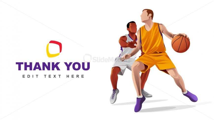 Thank You Slide - Basketball PPT Template