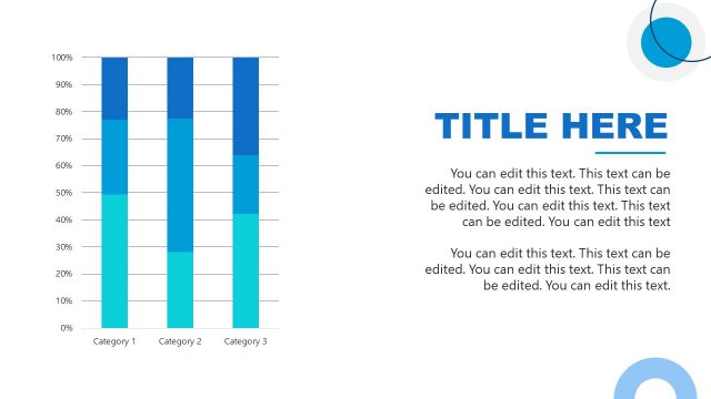 Data-Driven Bar Chart for Running PPT Template