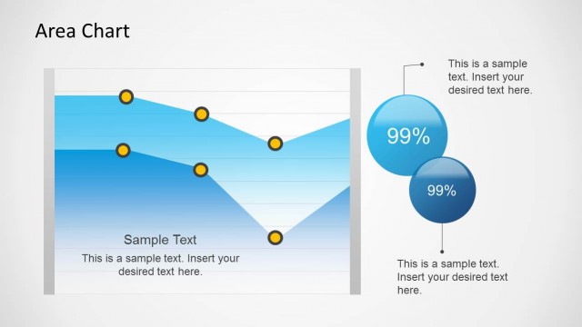 Area Chart Template for PowerPoint
