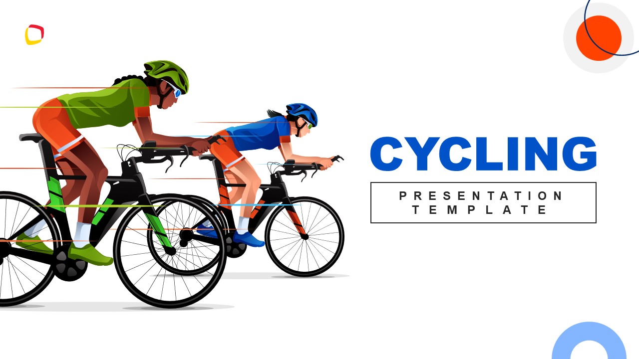 Cycling PowerPoint Template & Google Slides