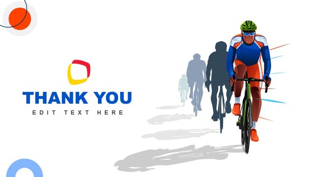 Thank You Slide – Cycling Presentation Template