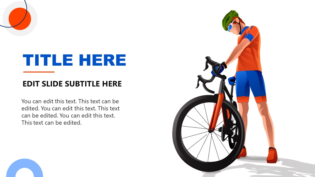 Bạn là một đam mê xe đạp? Hãy tìm đến bộ sưu tập mẫu PowerPoint về đạp xe của chúng tôi. Được tạo ra bởi những chuyên gia, các mẫu này sẽ giúp tăng cường tính chuyên nghiệp và giới thiệu các sản phẩm của bạn một cách tốt nhất.