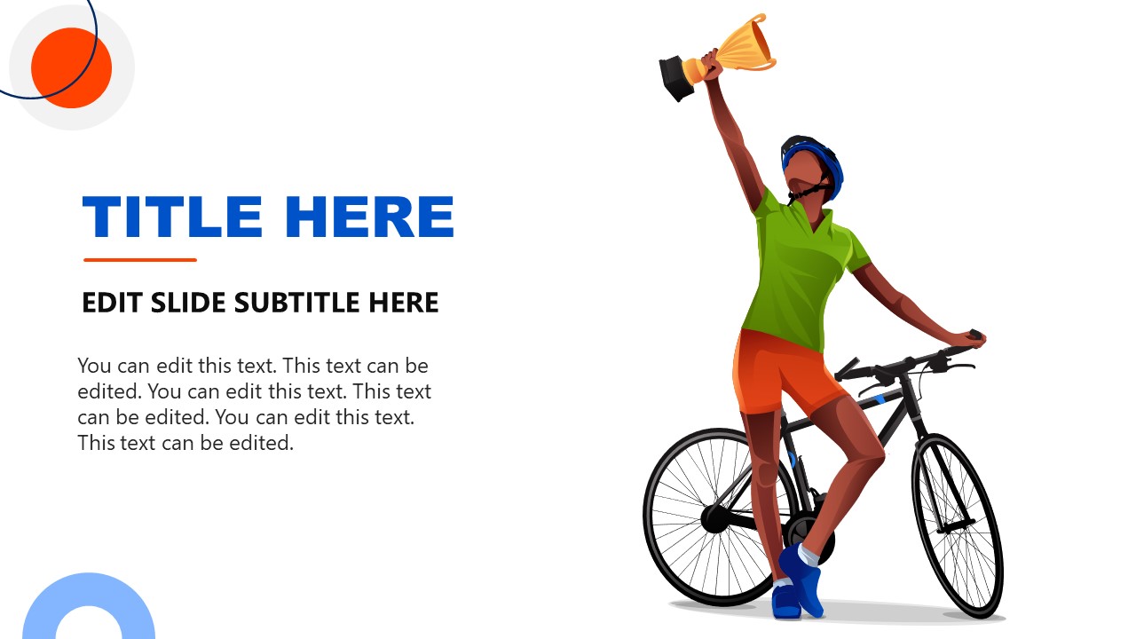 Cycling PowerPoint Template & Google Slides