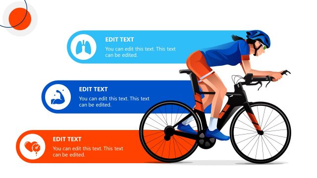 Infographic Design – Cycling Benefits List
