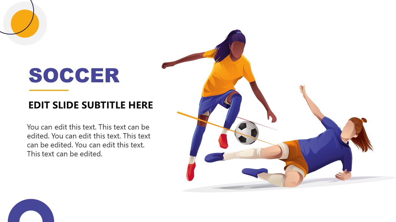 Soccer Game Slide for PowerPoint