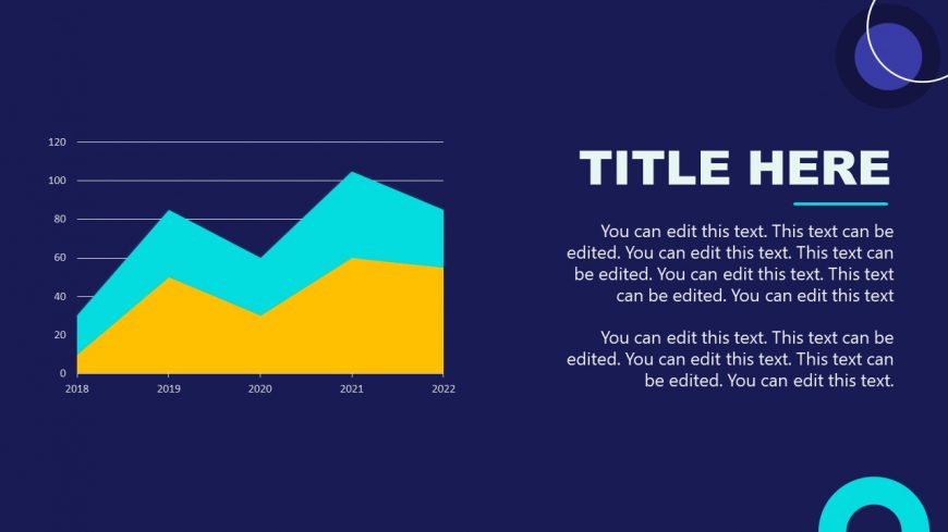 Editable Area Plot for Programming PowerPoint Template