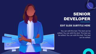 PPT Slide Template for Senior Developer 