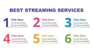 Infographic Slide for Best Streaming Services Presentation