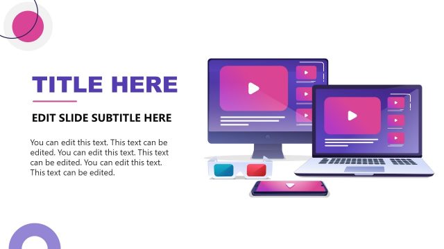 Streaming Infographic PowerPoint Template