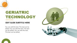 AgeTech PPT Template - Geriatric Technology Slide