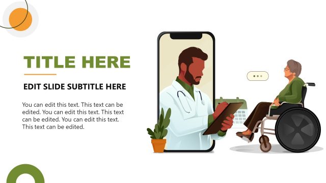 Online Consultation with Health Expert – AgeTech Presentation Slide