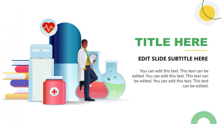 Infographic Slide Design with Biotechnologist & Medicine