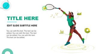 SportsTech Badminton PowerPoint Template