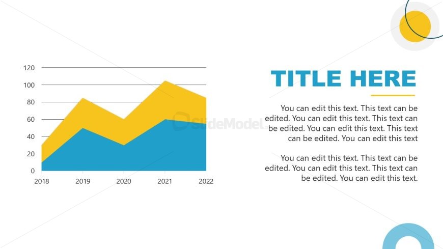 Editable Area Plot for - Event Management PPT Template