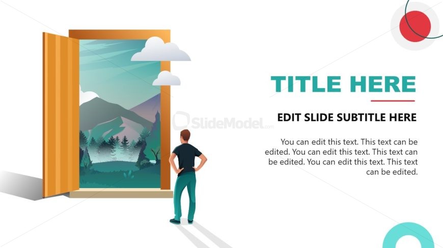 Human Creative Scene for PowerPoint Outdoor Education Template