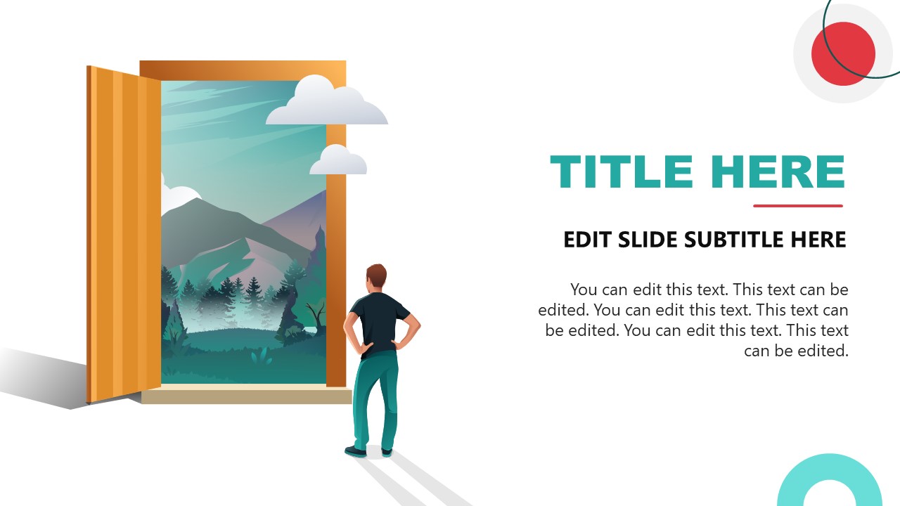 Human Creative Scene for PowerPoint Outdoor Education Template