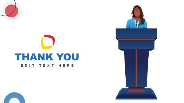 Thank You Slide – Public Speaking Template