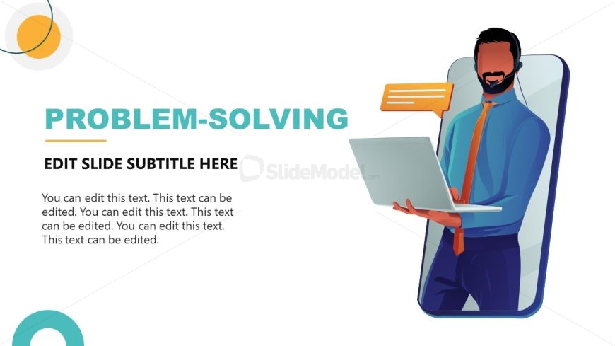 Customer Service Presentation Slide for Problem Solving Discussion