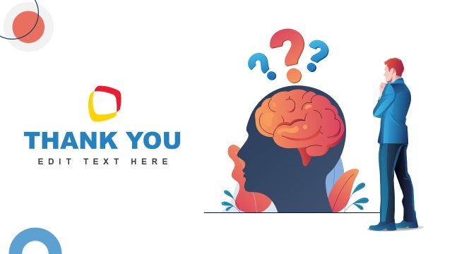 Mental Health Presentation Template – Thank You Slide