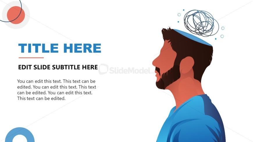 Editable Human Character Slide for Mental Health Presentation 