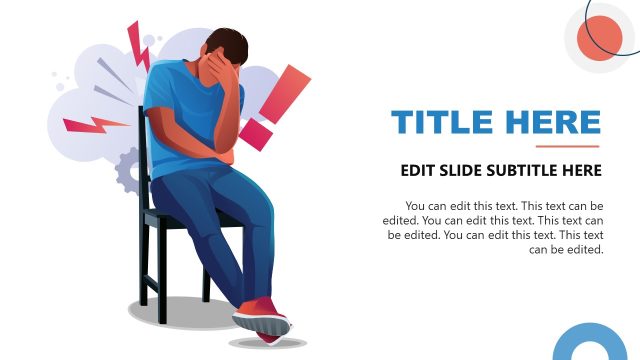 Male Mentally Disturbed Character for Mental Health Presentation