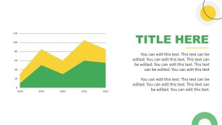 PPT Data-Driven Area Chart for Science Presentation